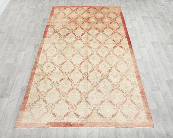 Multicolor Turkish Oushak Rug 4'11" x 8'10" Hand-Knotted | No. VR78724