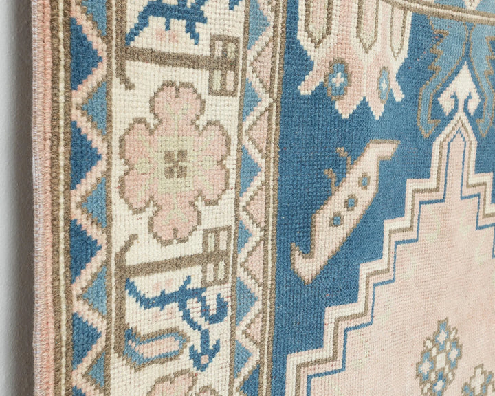 Blue Oushak Rug 4' x 6' 4" | No. VR78771