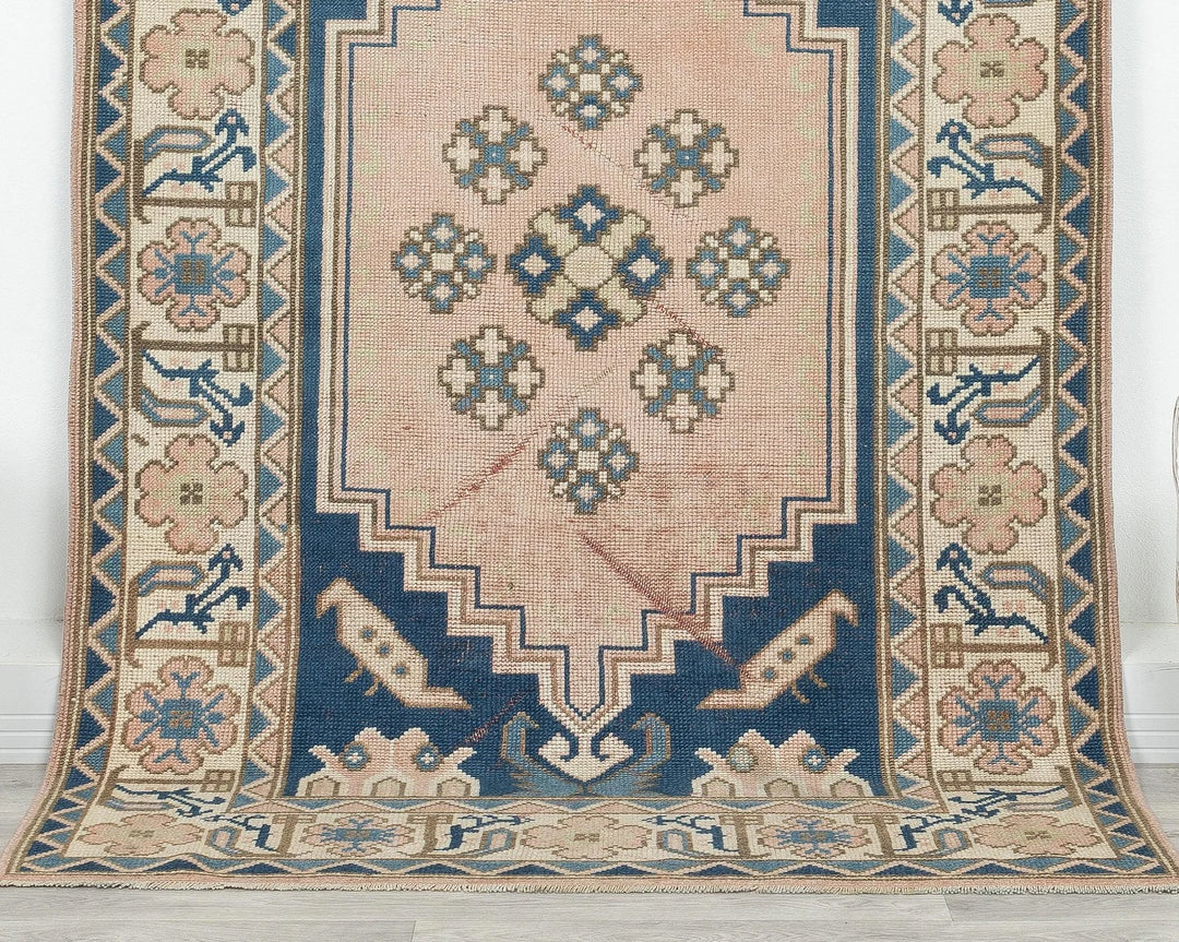 Blue Oushak Rug 4' x 6' 4" | No. VR78771