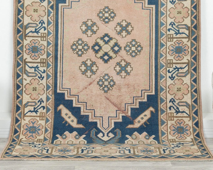 Blue Oushak Rug 4' x 6' 4" | No. VR78771
