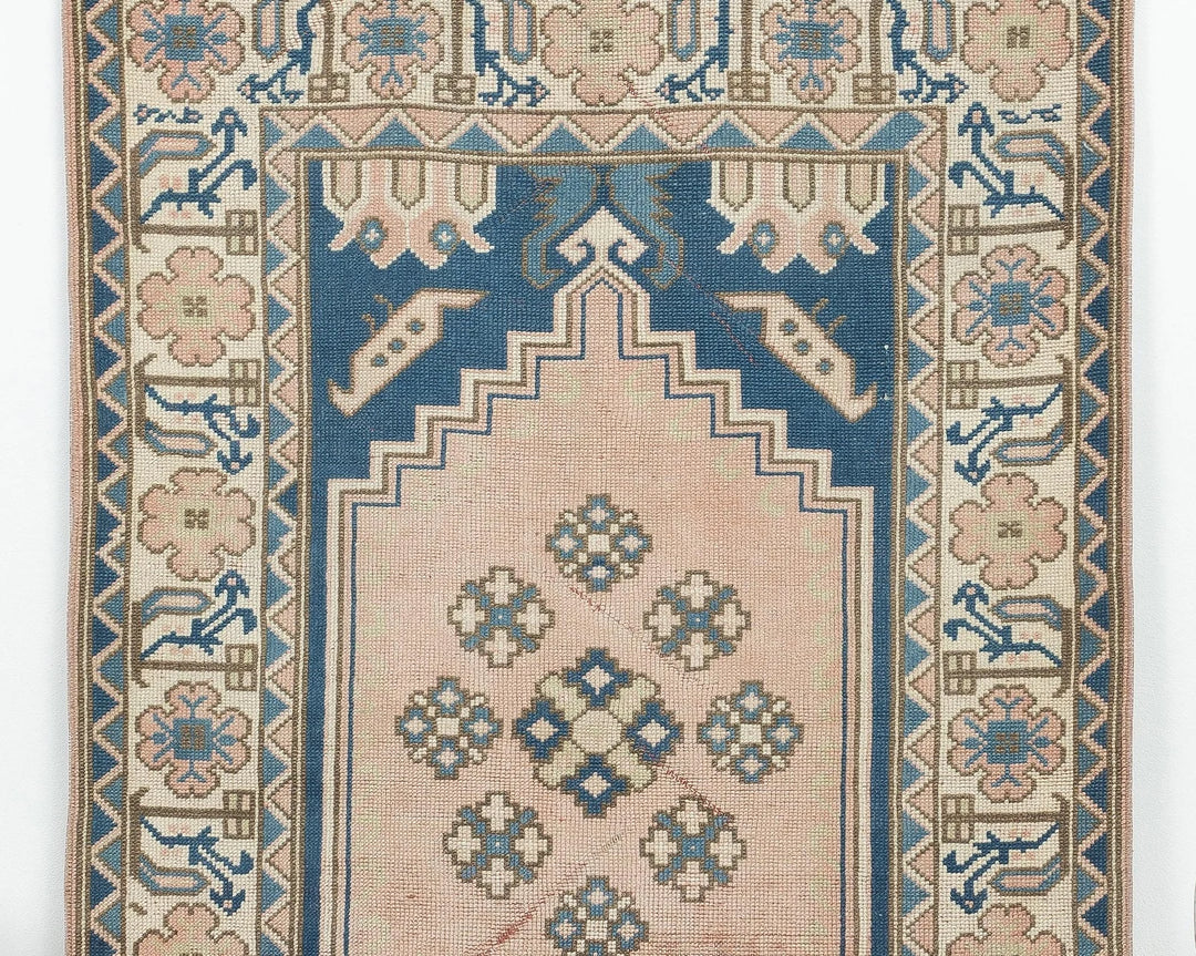 Blue Oushak Rug 4' x 6' 4" | No. VR78771