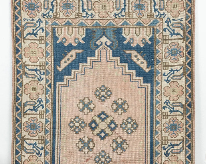 Blue Oushak Rug 4' x 6' 4" | No. VR78771
