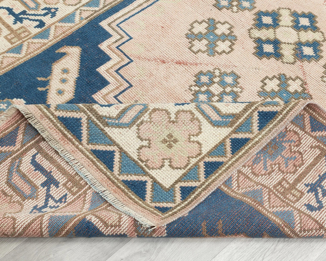 Blue Oushak Rug 4' x 6' 4" | No. VR78771