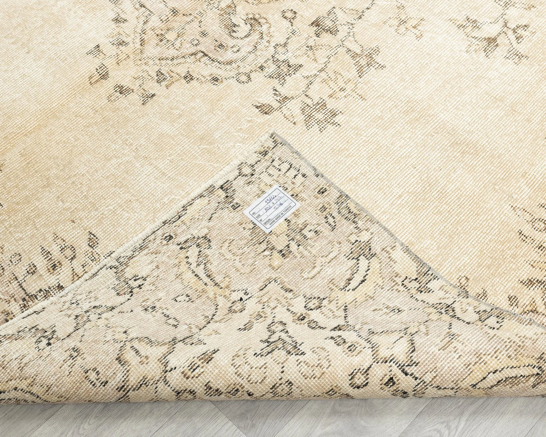 Multicolor Turkish Oushak Rug 6'7" x 9'5" Hand-Knotted | No. VR78851