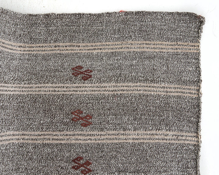 Gray Kilim Rug 6' 11" x 8' 4" | No. VR78886