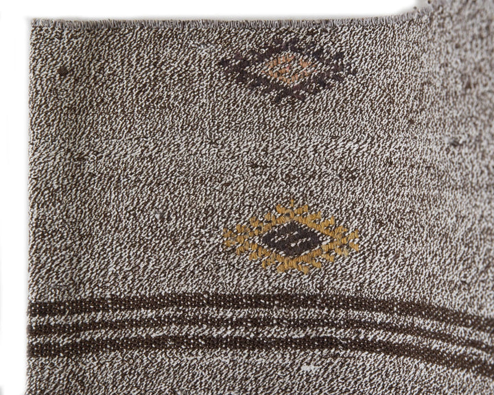 Gray Kilim Rug 6' 4" x 7' 2" | No. VR78942