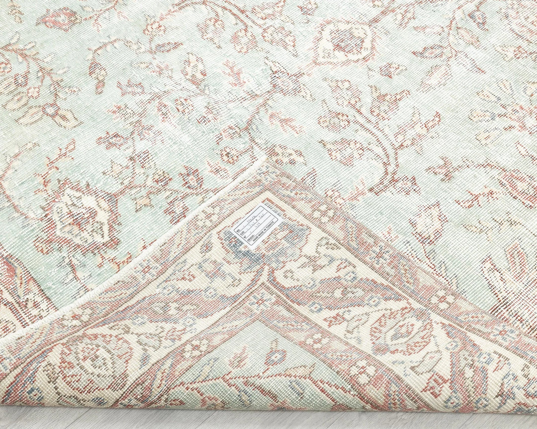 Multicolor Turkish Oushak Rug 5' 2" x 8' 7" Hand-Knotted | No. VR78977