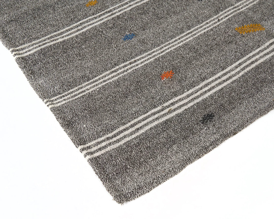Gray Kilim Rug 5' 11" x 10' | No. VR79016