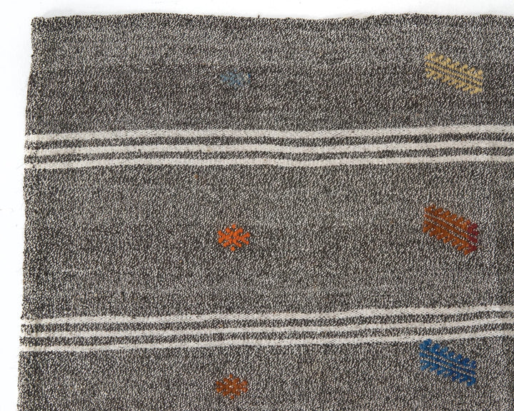 Gray Kilim Rug 5' 11" x 10' | No. VR79016