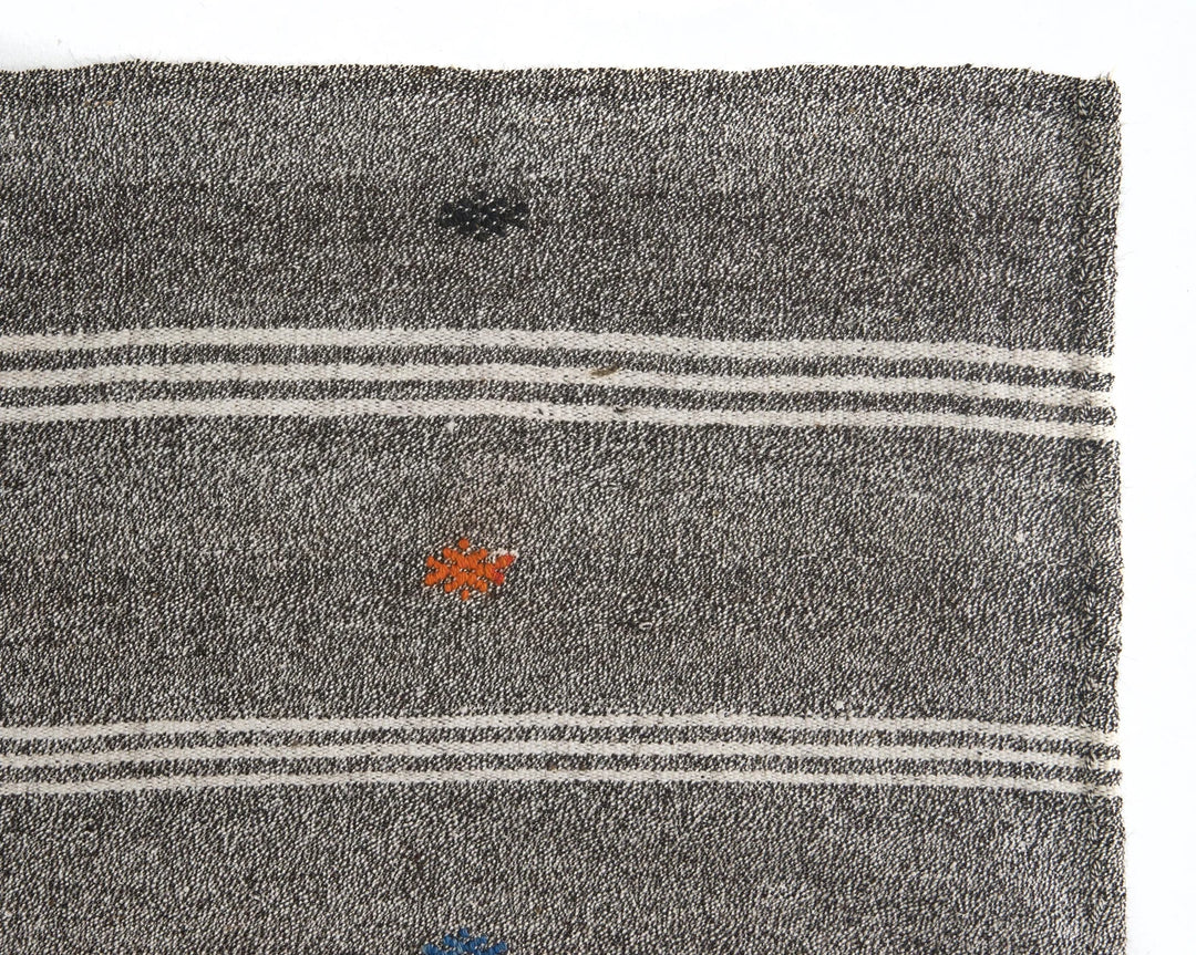Gray Kilim Rug 5' 11" x 10' | No. VR79016