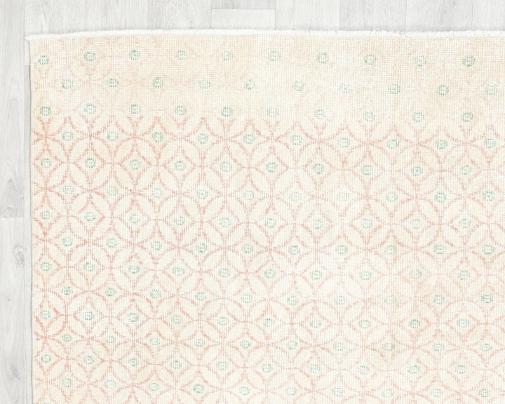 Multicolor Turkish Oushak Rug 4'9" x 8'4" Hand-Knotted | No. VR79039