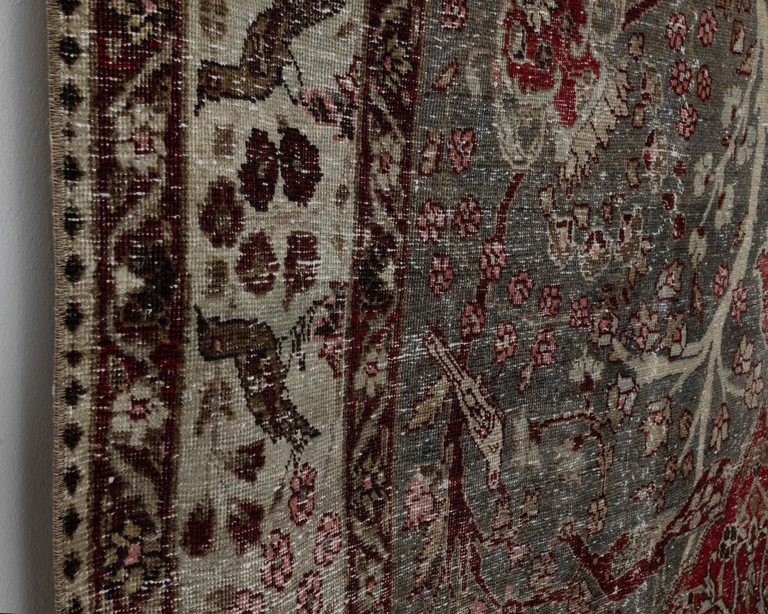 Beige Oushak Rug 7' 5" x 10' 6" | No. VR79128
