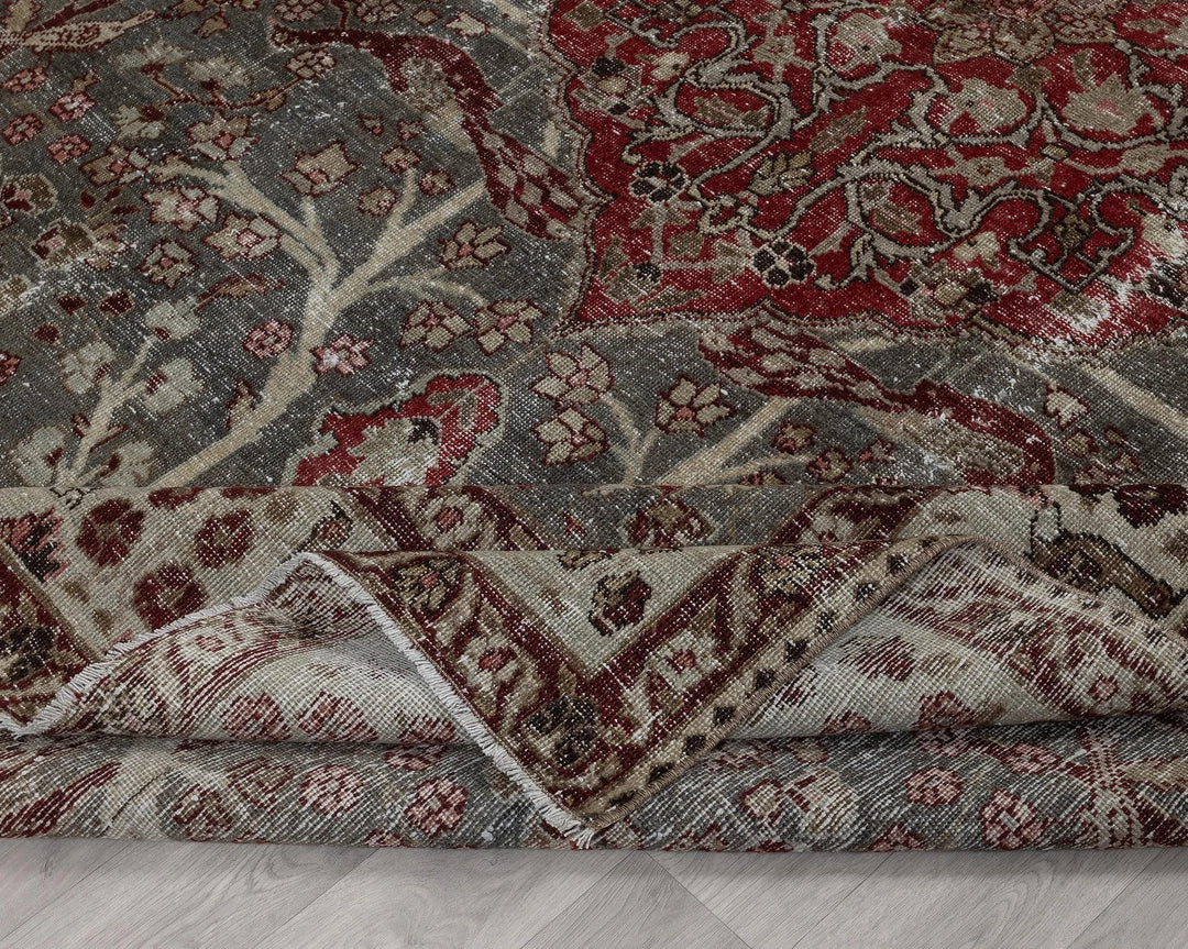 Beige Oushak Rug 7' 5" x 10' 6" | No. VR79128