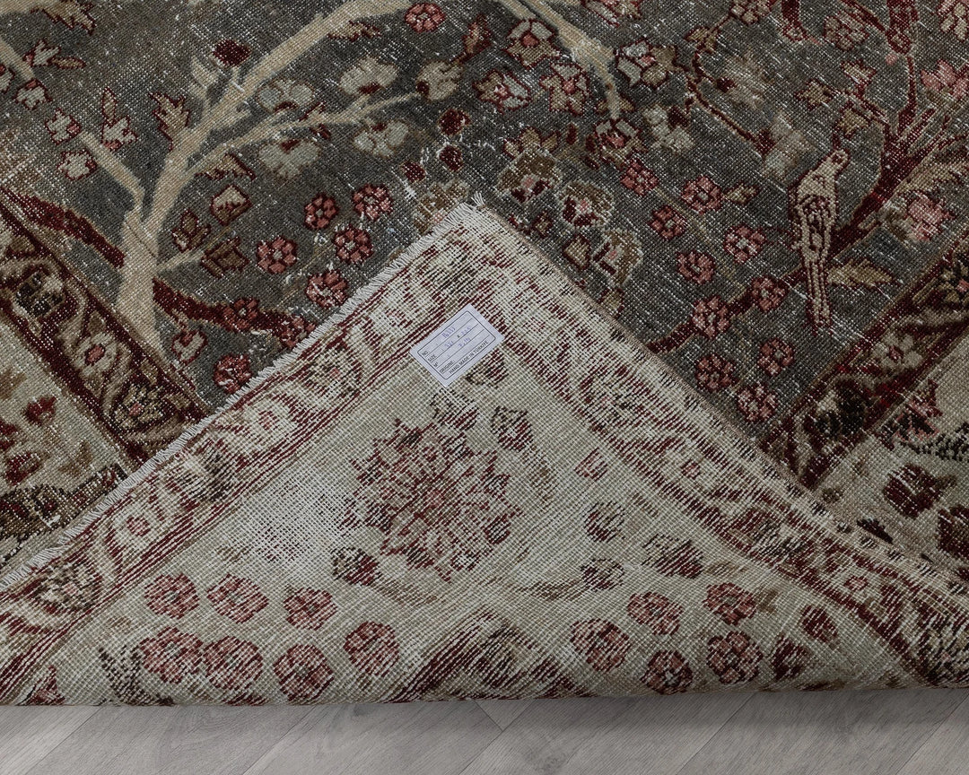 Beige Oushak Rug 7' 5" x 10' 6" | No. VR79128
