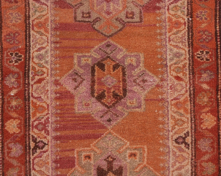 Multicolor Turkish Oushak Rug 2'11" x 13'1" Hand-Knotted | No. VR79134