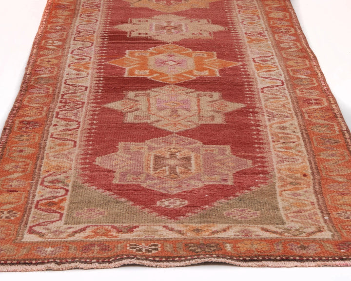 Multicolor Turkish Oushak Rug 2'11" x 13'1" Hand-Knotted | No. VR79134