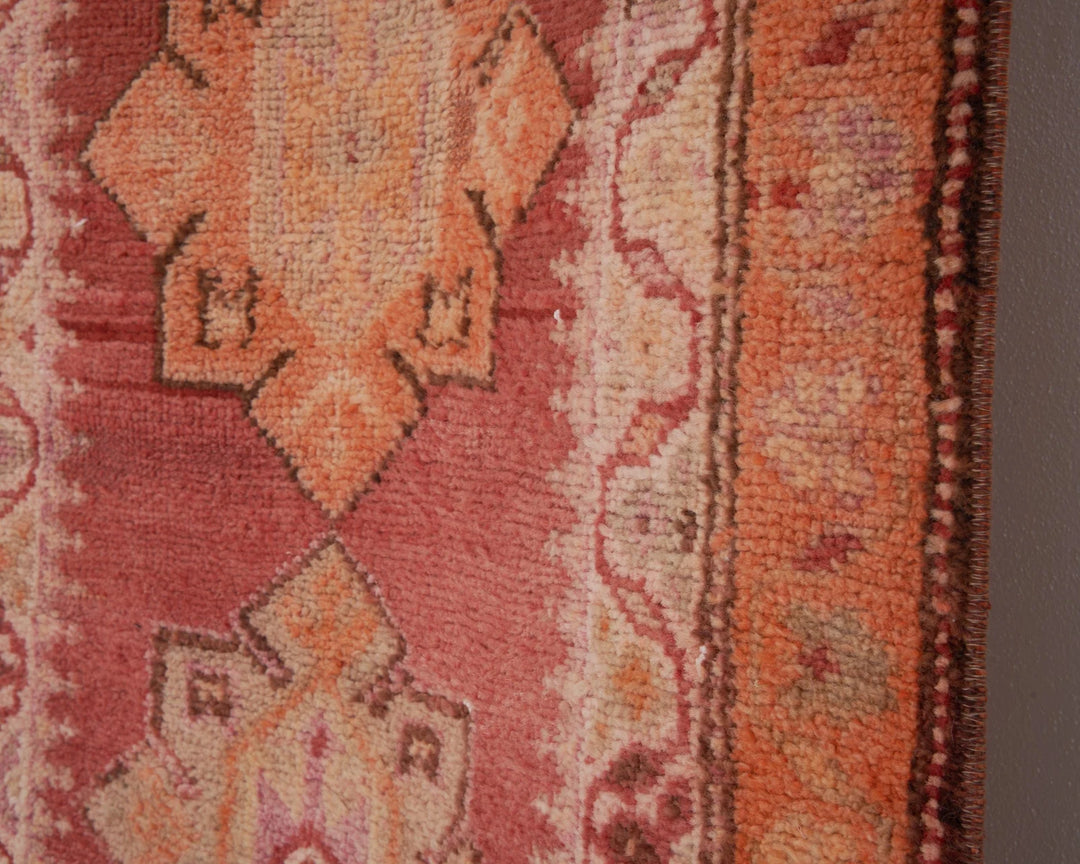 Multicolor Turkish Oushak Rug 2'11" x 13'1" Hand-Knotted | No. VR79134