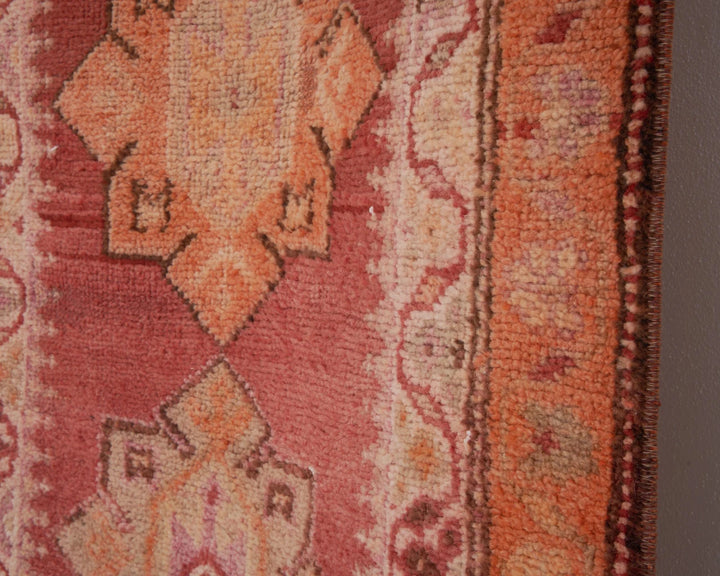 Multicolor Turkish Oushak Rug 2'11" x 13'1" Hand-Knotted | No. VR79134