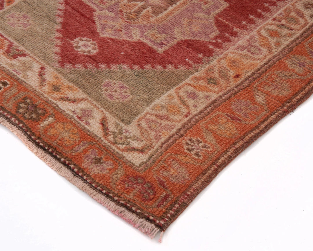 Multicolor Turkish Oushak Rug 2'11" x 13'1" Hand-Knotted | No. VR79134