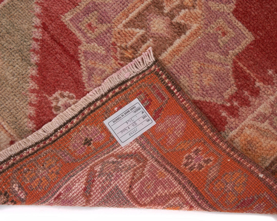 Multicolor Turkish Oushak Rug 2'11" x 13'1" Hand-Knotted | No. VR79134