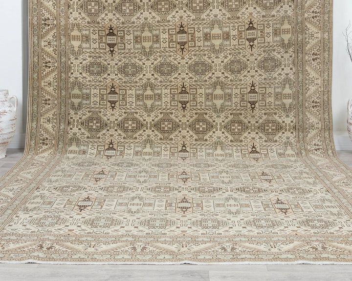 Multicolor Turkish Oushak Rug 8' x 12' 3" Hand-Knotted view