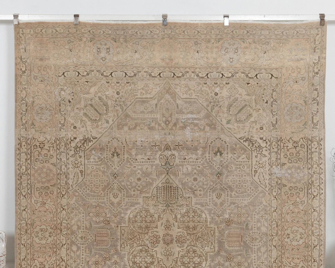 Multicolor Turkish Oushak Rug 7' 11" x 10' 10" Hand-Knotted | No. VR79262