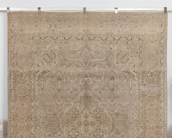 Multicolor Turkish Oushak Rug 7' 11" x 10' 10" Hand-Knotted | No. VR79262