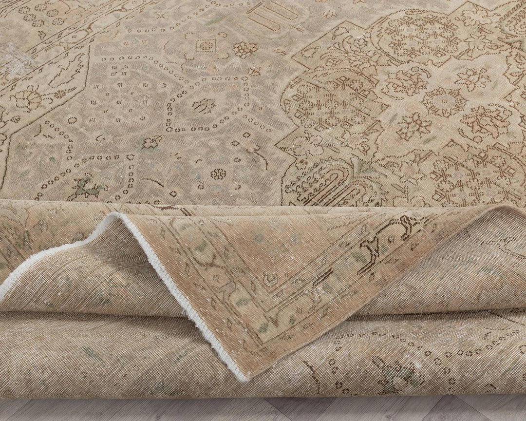 Multicolor Turkish Oushak Rug 7' 11" x 10' 10" Hand-Knotted | No. VR79262