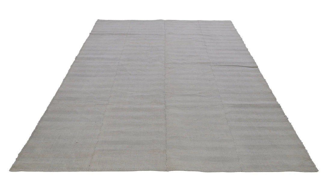 Gray Kilim Rug 6' 1" x 9' 6" | No. VR79325
