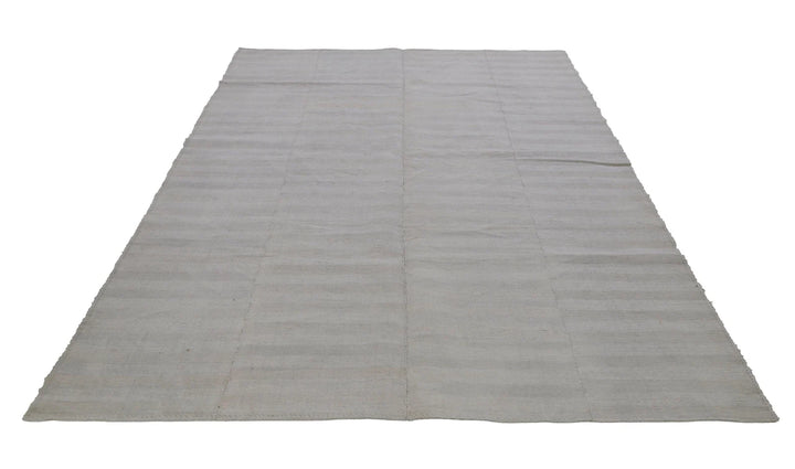 Gray Kilim Rug 6' 1" x 9' 6" | No. VR79325