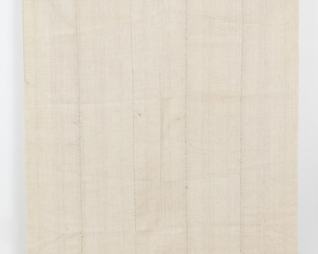 Beige Turkish Kilim Rug 5' 1" x 9' 10" Flat-Weave | No. VR79334