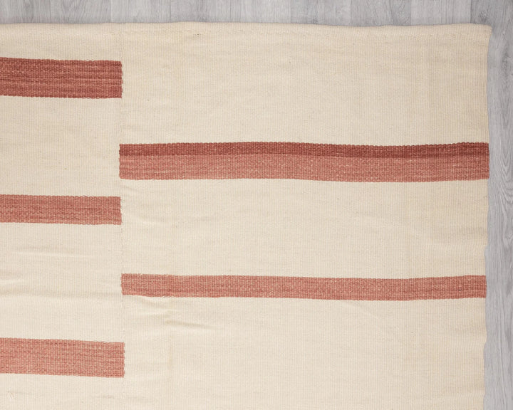 Pink Turkish Kilim Rug 10' 2" x 12' 10" Flat-Weave | No. VR79450