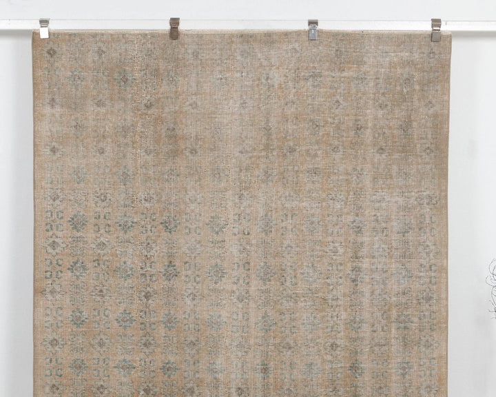 Multicolor Turkish Oushak Rug 5' 7" x 9' Hand-Knotted | No. VR79628