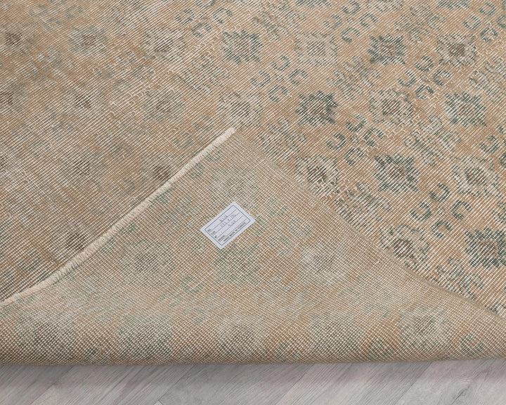 Multicolor Turkish Oushak Rug 5' 7" x 9' Hand-Knotted | No. VR79628