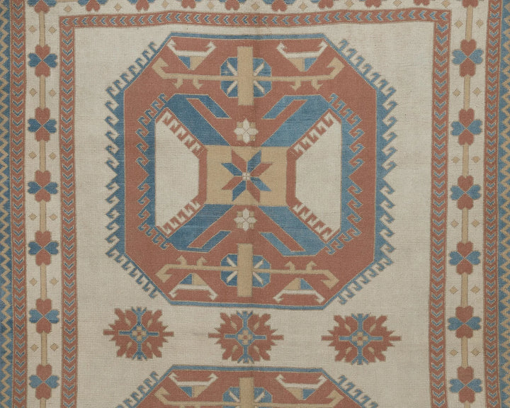 Multicolor Turkish Oushak Rug 7' 1" x 10' Hand-Knotted | No. VR79776