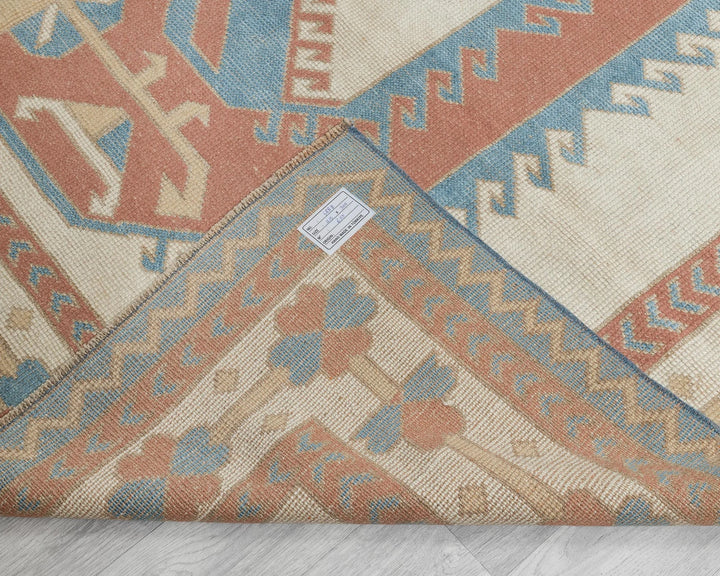 Multicolor Turkish Oushak Rug 7' 1" x 10' Hand-Knotted | No. VR79776