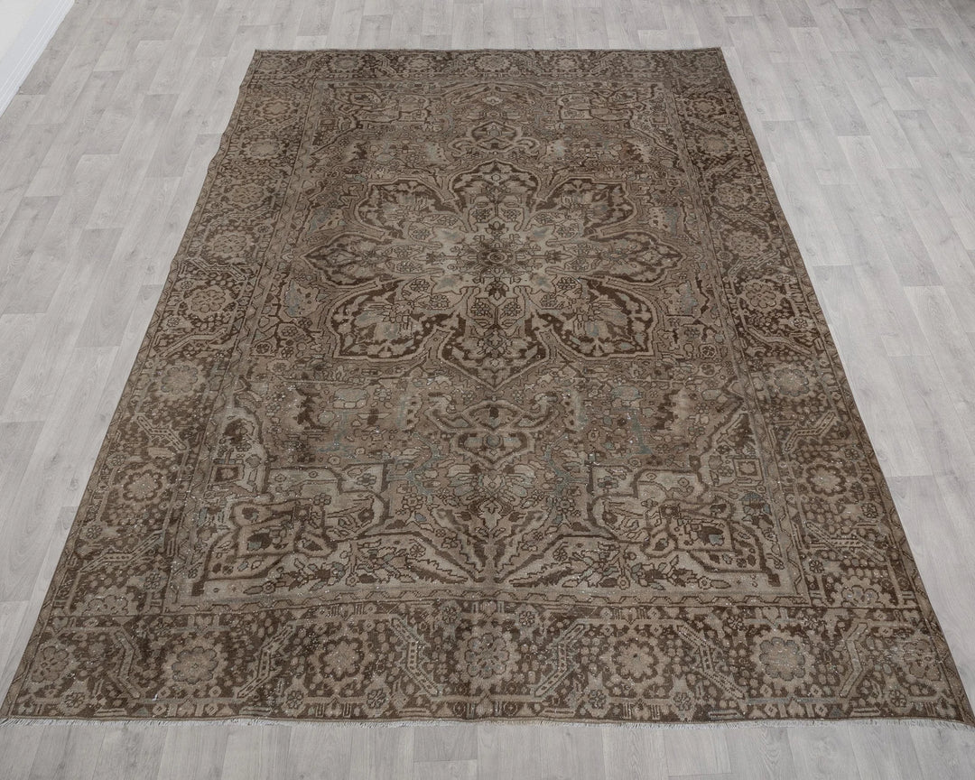 Multicolor Turkish Oushak Rug 9' x 12' Hand-Knotted view 9