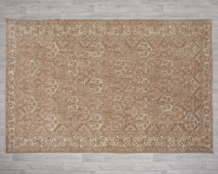 Multicolor Turkish Oushak Rug 6'9" x 9'10" Hand-Knotted | No. VR80015