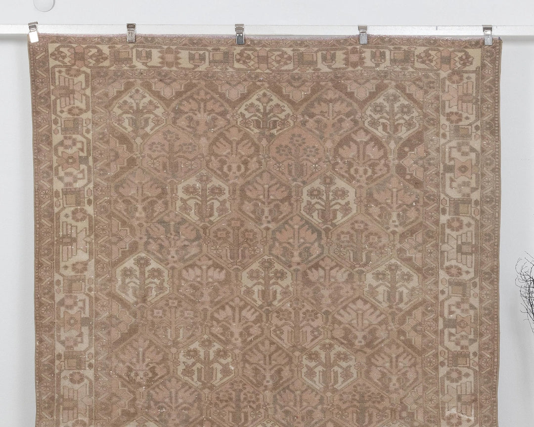 Multicolor Turkish Oushak Rug 6'9" x 9'10" Hand-Knotted | No. VR80015