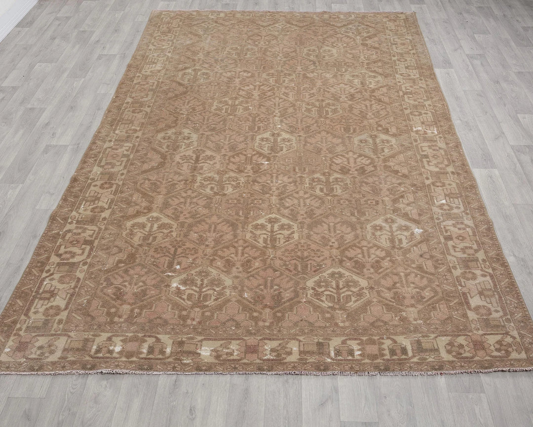 Multicolor Turkish Oushak Rug 6'9" x 9'10" Hand-Knotted | No. VR80015