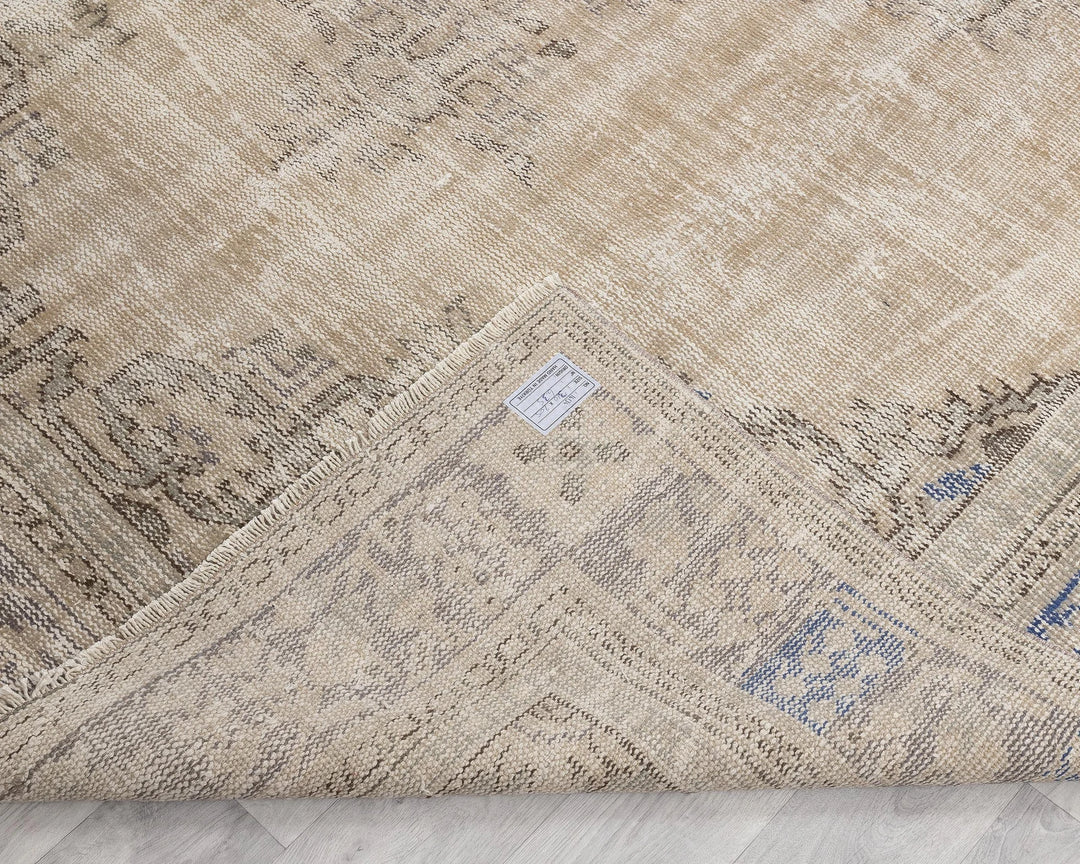 Multicolor Turkish Oushak Rug 6'8" x 10'2" Hand-Knotted | No. VR80105