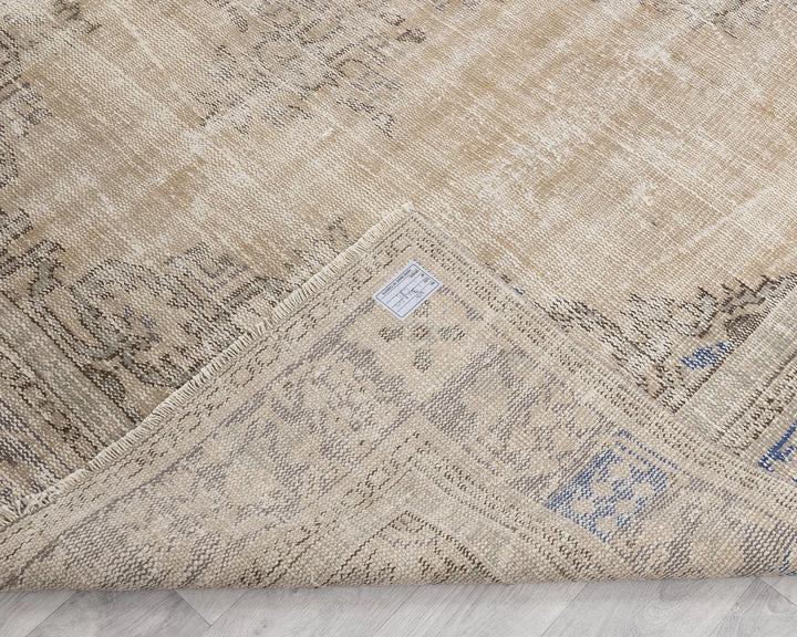 Multicolor Turkish Oushak Rug 6'8" x 10'2" Hand-Knotted | No. VR80105