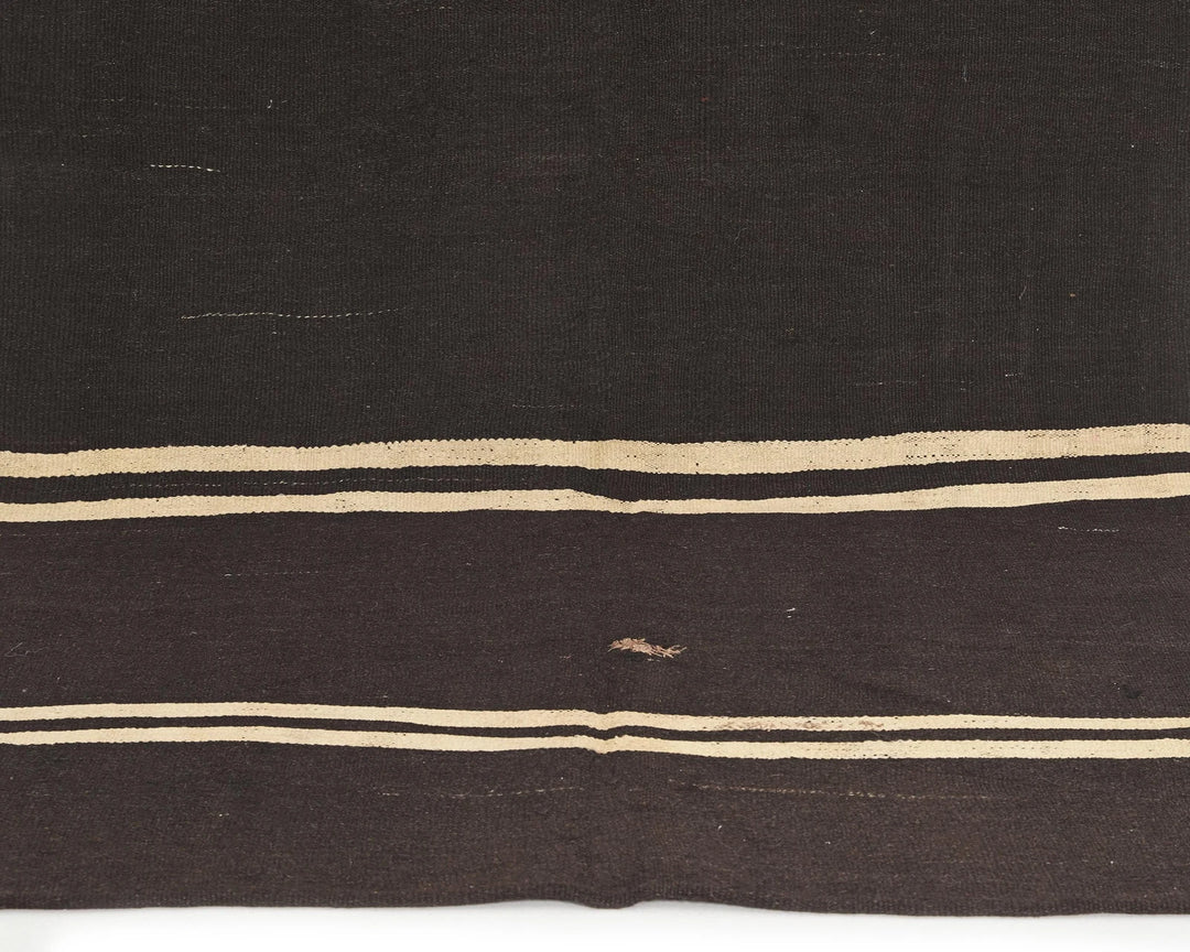 Brown Turkish Kilim Rug 5' 1" x 10' 4" Flat-Weave view