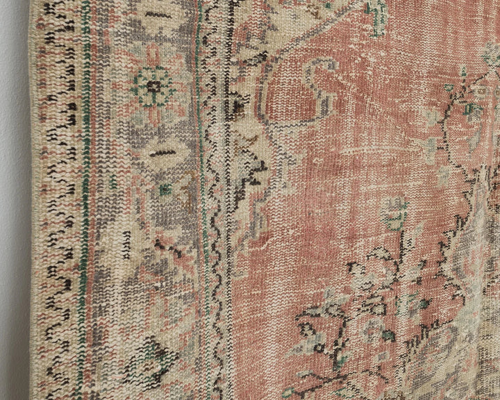 Multicolor Turkish Oushak Rug 5' 7" x 8' 4" Hand-Knotted view