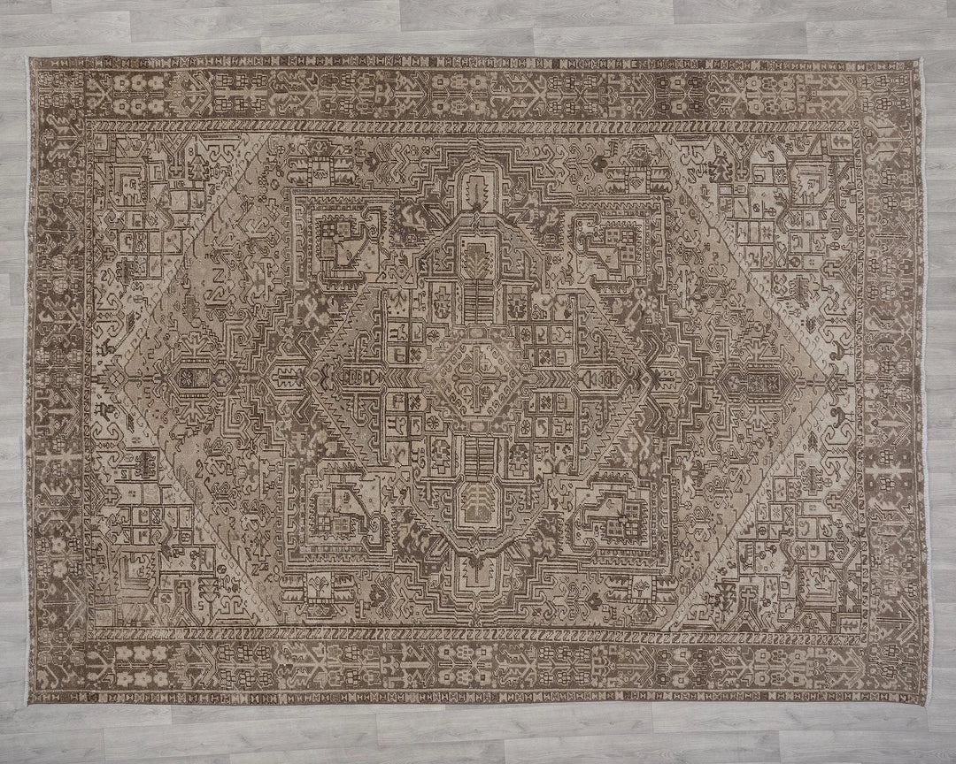 Multicolor Turkish Oushak Rug 8' 2" x 10' 8" Hand-Knotted | No. VR80276