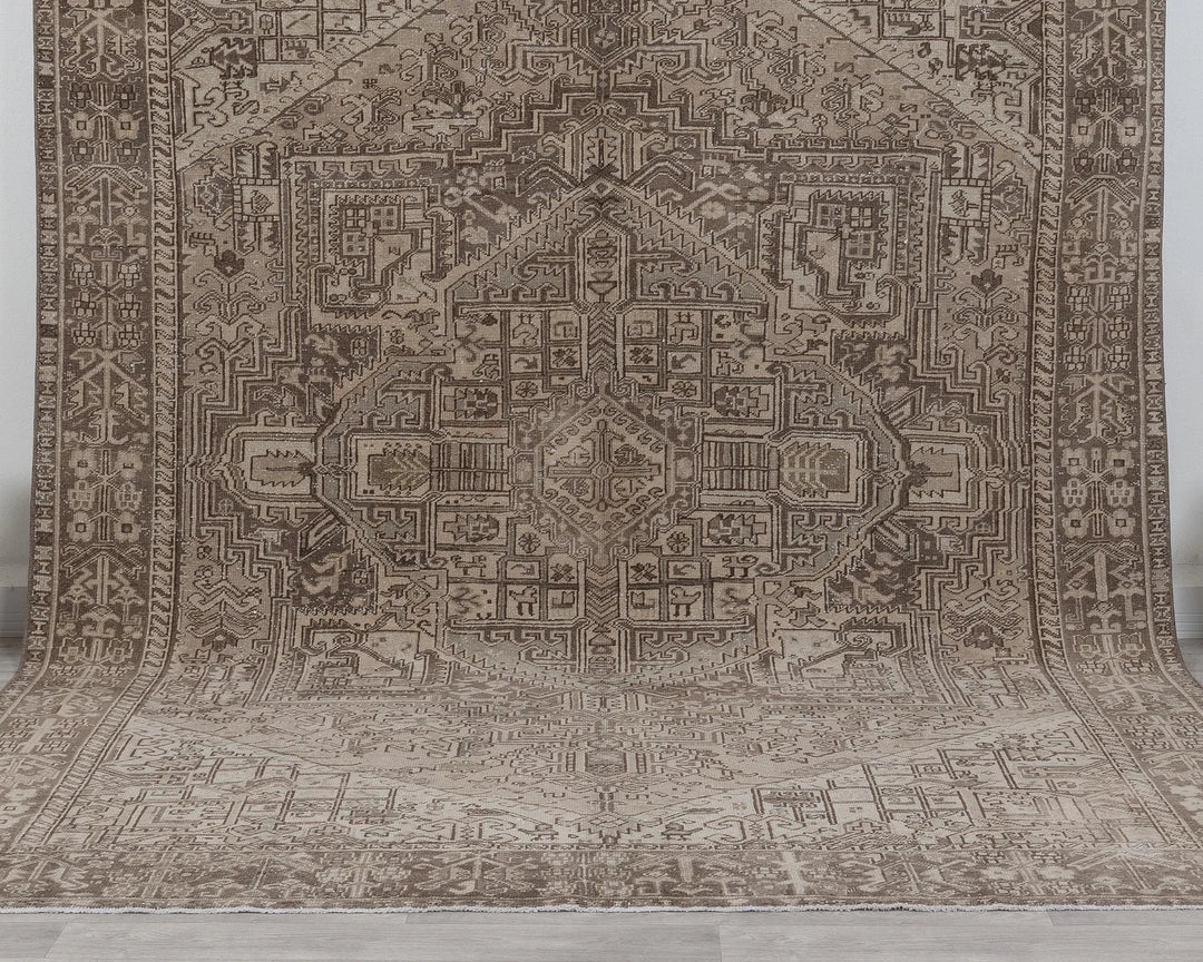 Multicolor Turkish Oushak Rug 8' 2" x 10' 8" Hand-Knotted | No. VR80276