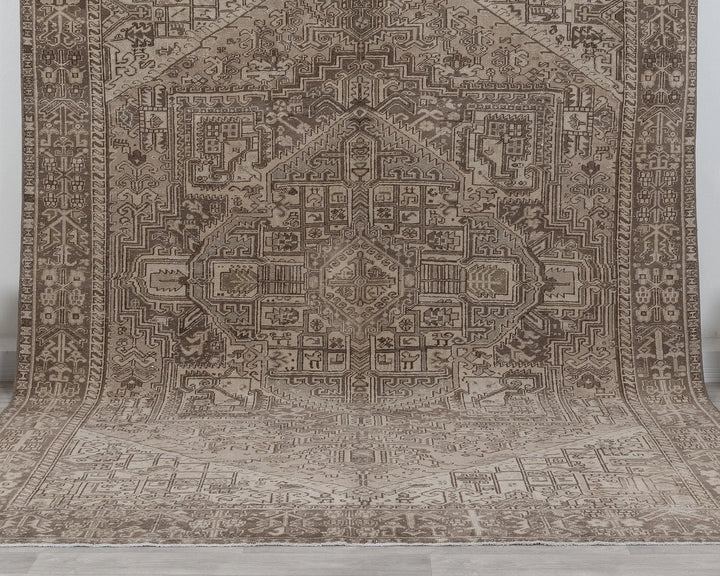 Multicolor Turkish Oushak Rug 8' 2" x 10' 8" Hand-Knotted | No. VR80276