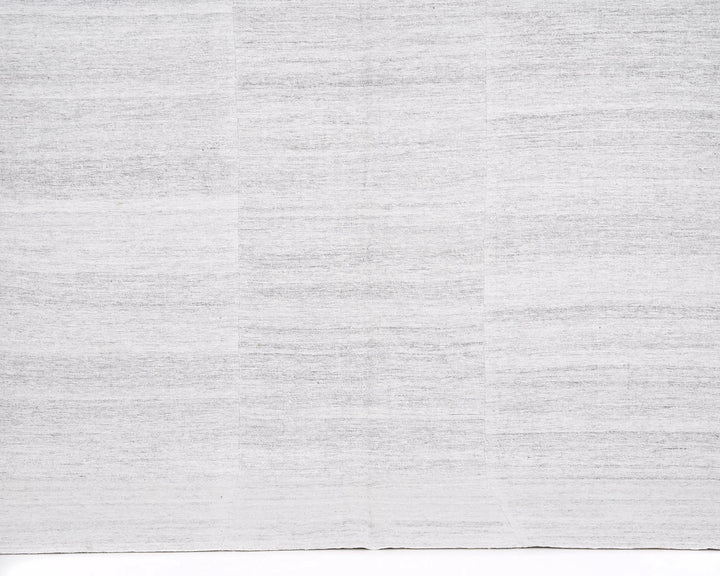 Gray Turkish Kilim Rug 8' 10" x 6' 1" Flat-Weave | No. VR80294