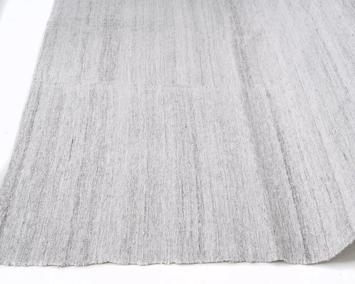 Gray Turkish Kilim Rug 8' 10" x 6' 1" Flat-Weave | No. VR80294