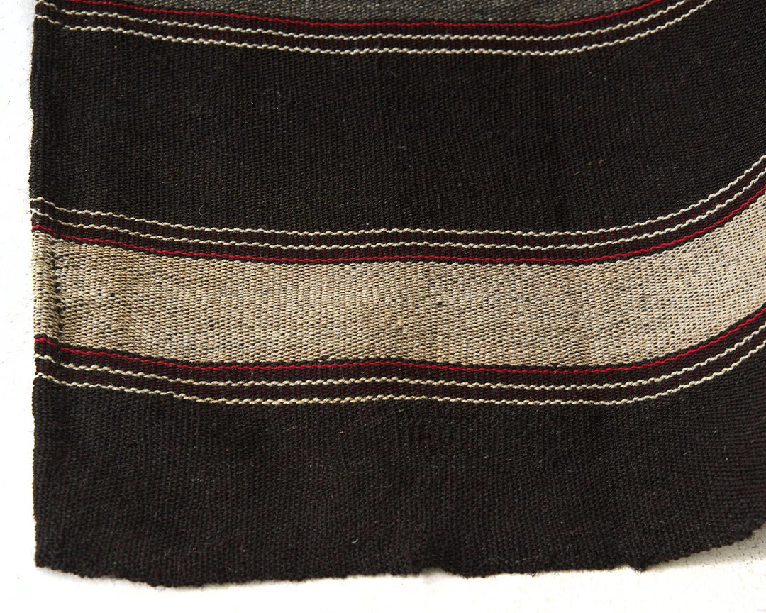 Brown Turkish Kilim Rug 5' 4" x 7' 5" Flat-Weave | No. VR80302